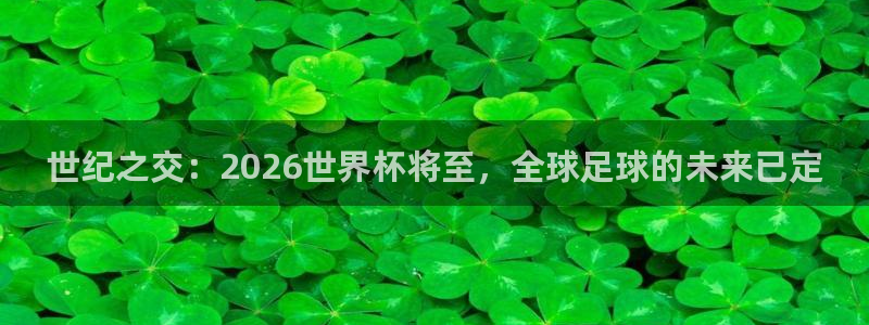 美国世界杯：世纪之交：2026世界杯将至，全球足球的未来已定